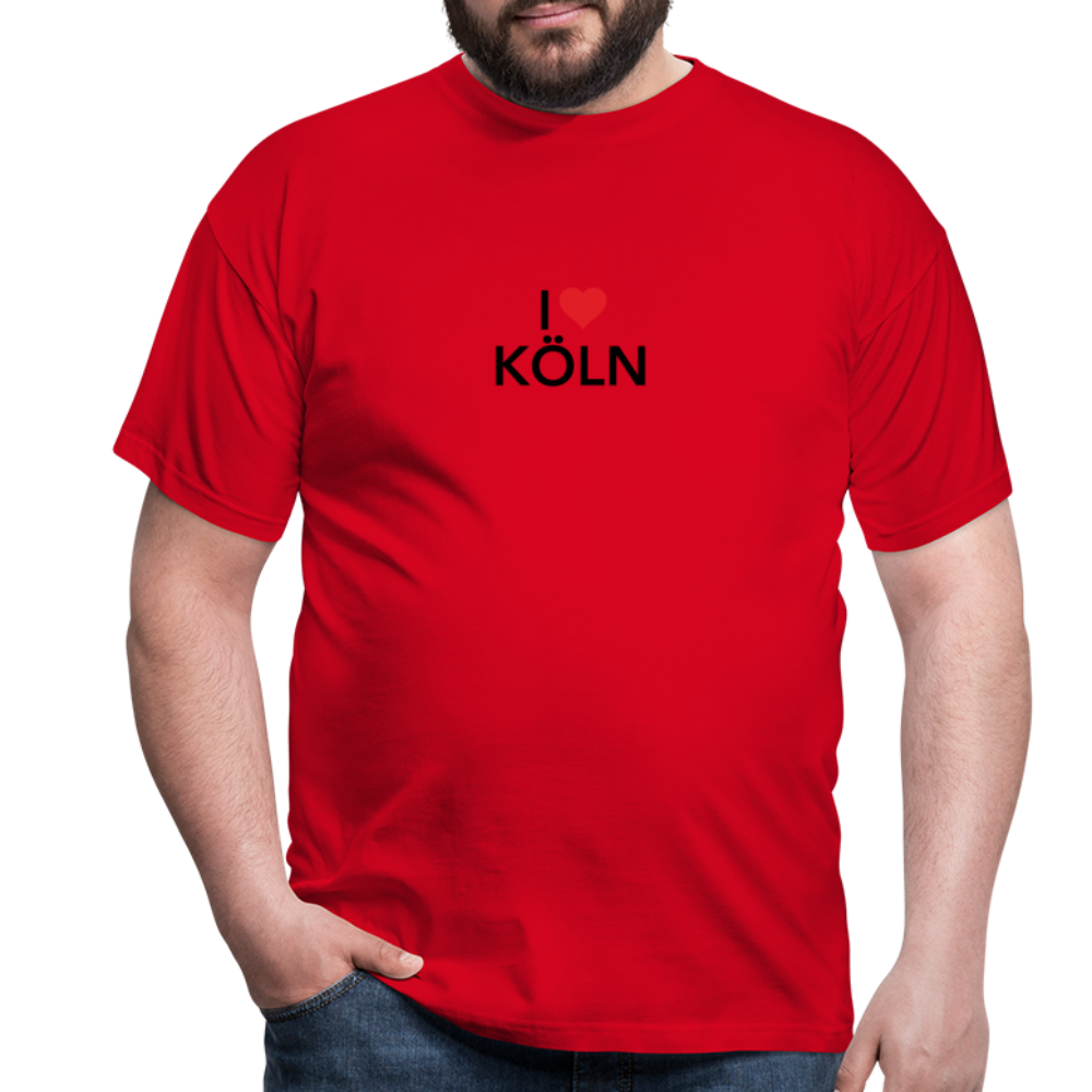 T-Shirt "I Love Köln" - red