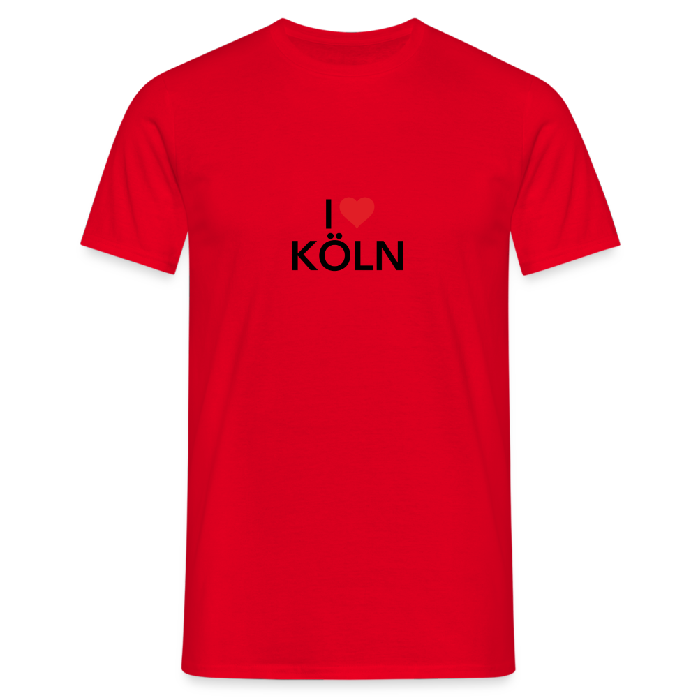 T-Shirt "I Love Köln" - red