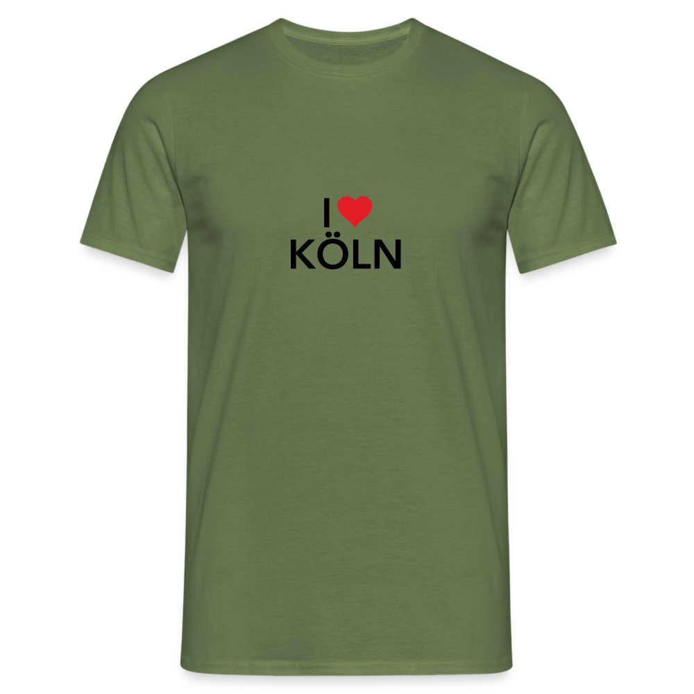 T-Shirt "I Love Köln" - military green