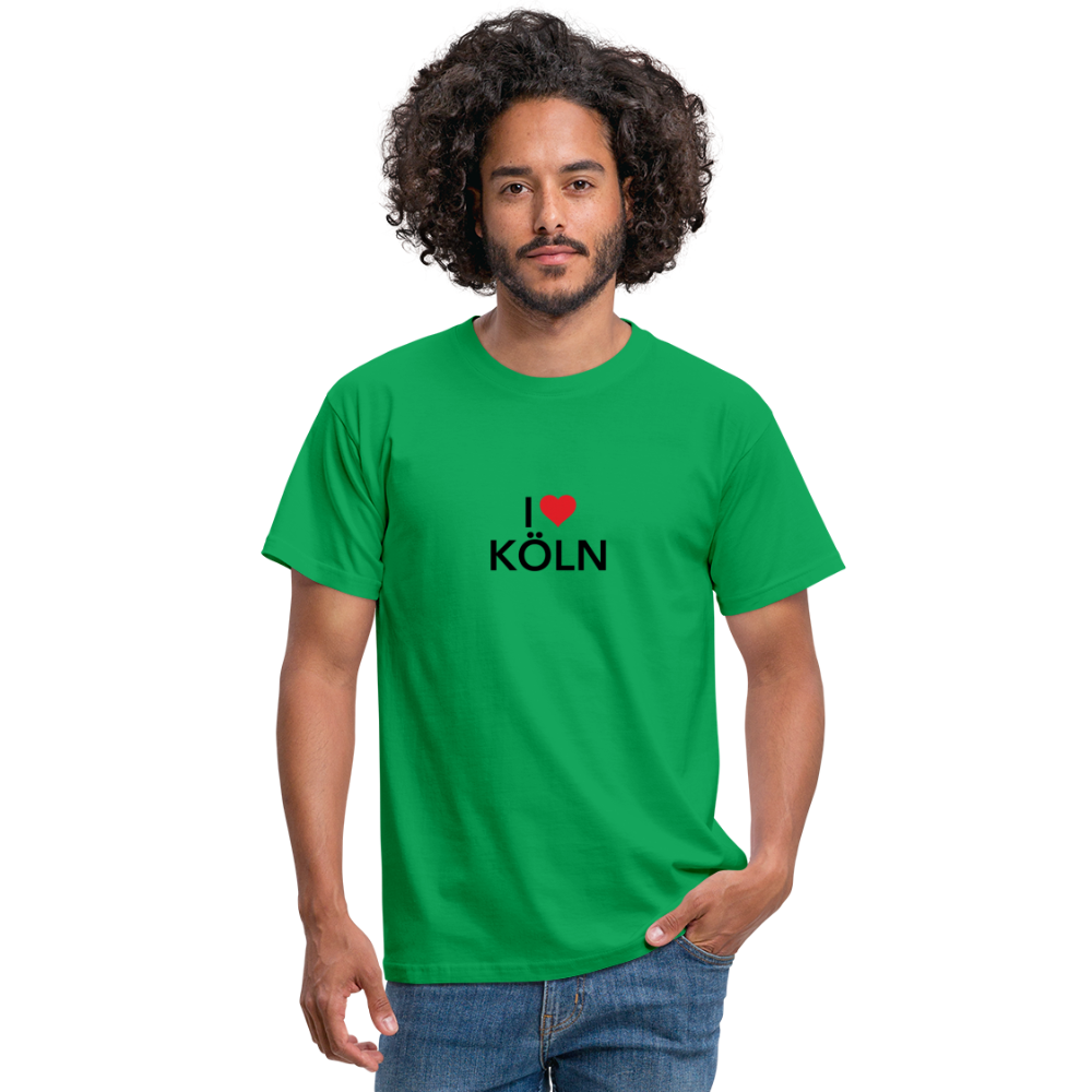 T-Shirt "I Love Köln" - kelly green