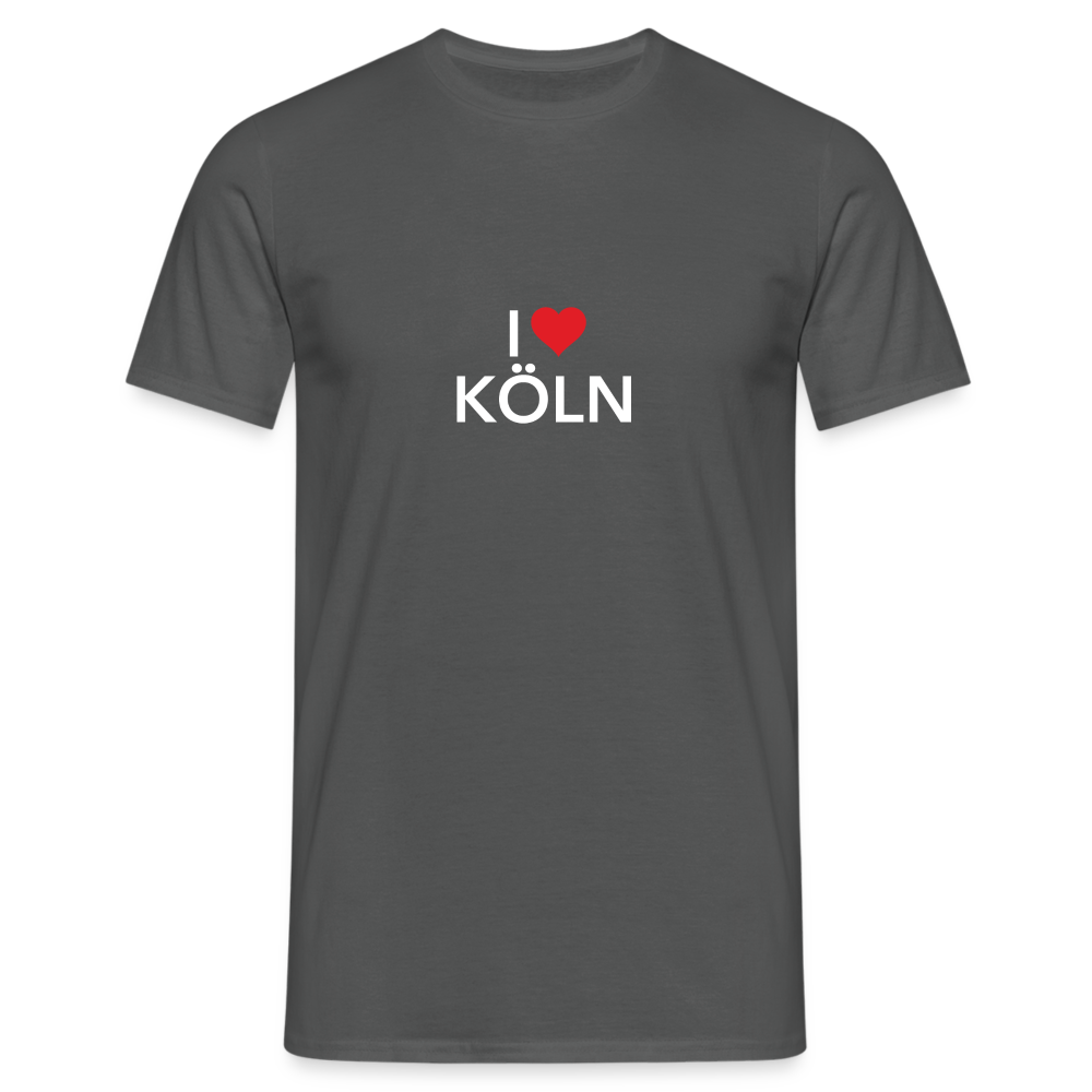 T-Shirt "I Love Köln" Bright Edition - charcoal grey