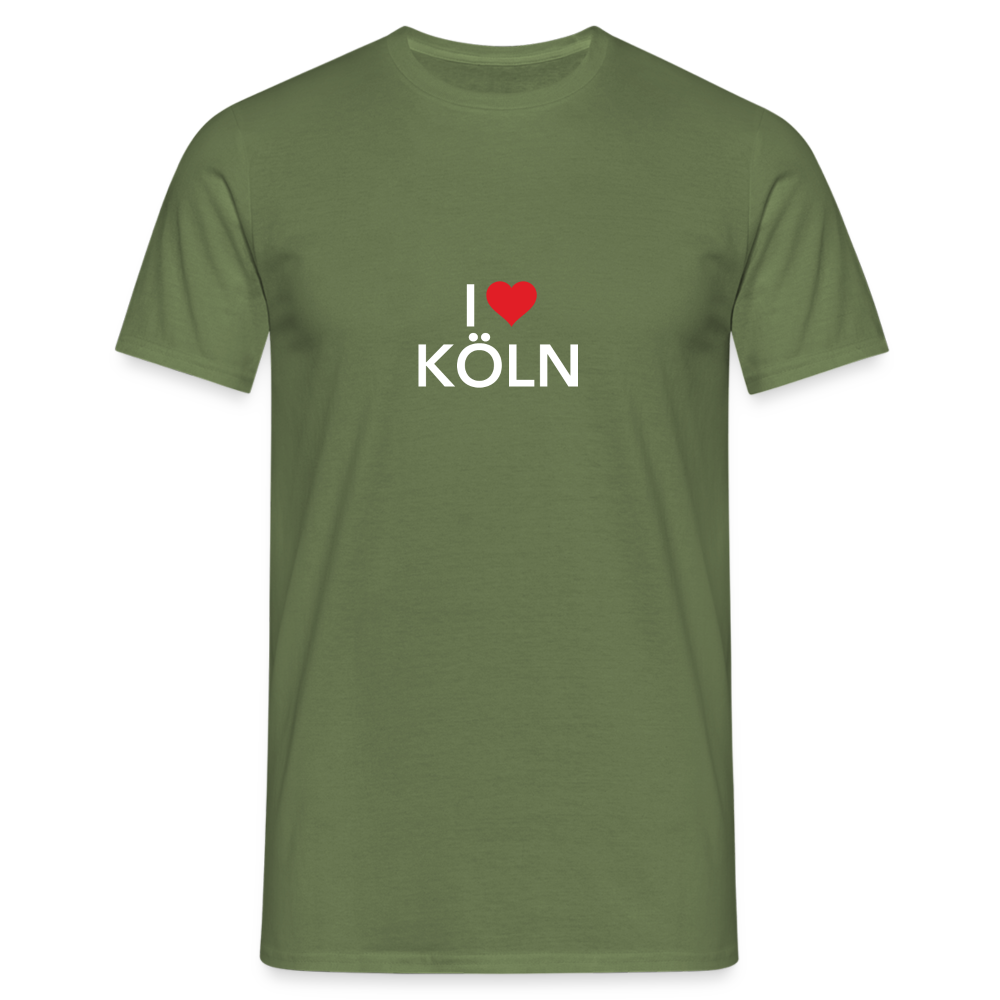 T-Shirt "I Love Köln" Bright Edition - military green