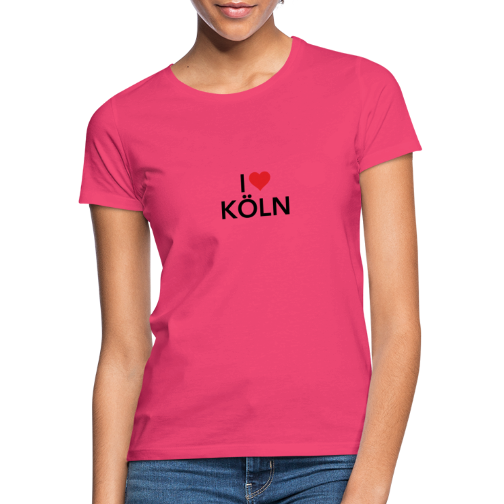 T-Shirt Ladies "I Love Köln" - azalea