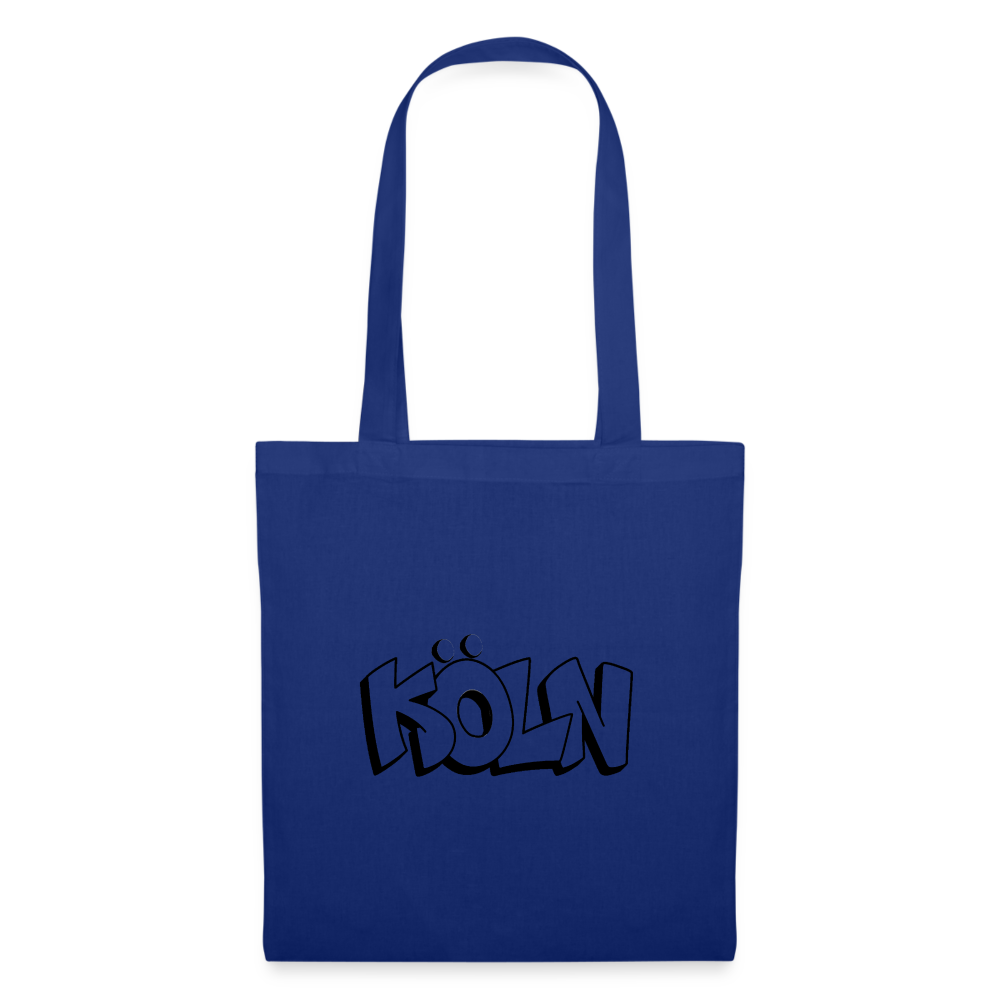 Tote Bag Köln "Graffiti" - royal blue