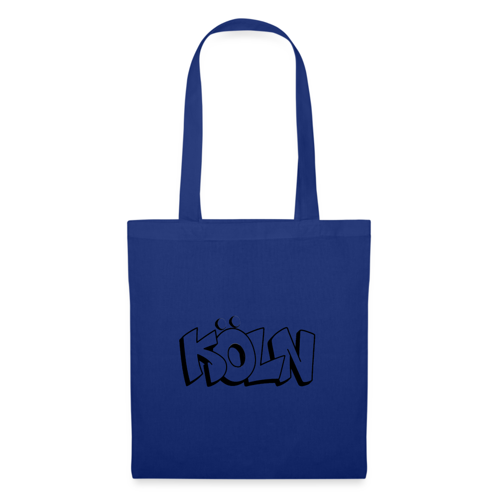 Tote Bag Köln "Graffiti" - royal blue