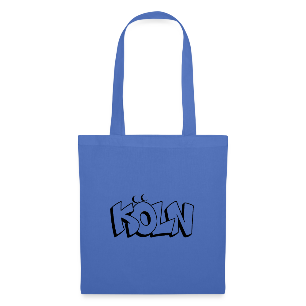 Tote Bag Köln "Graffiti" - light blue