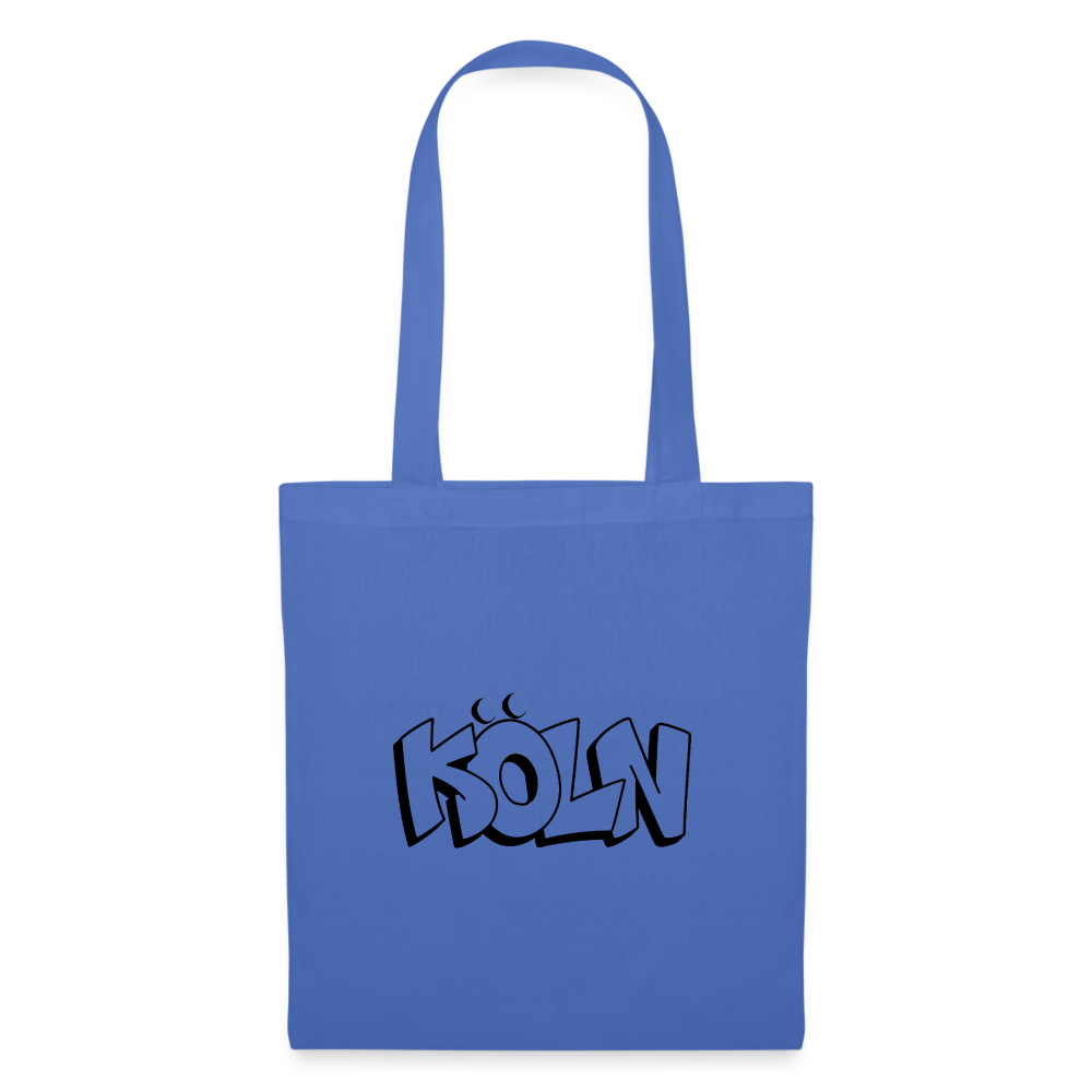 Tote Bag Köln "Graffiti" - light blue
