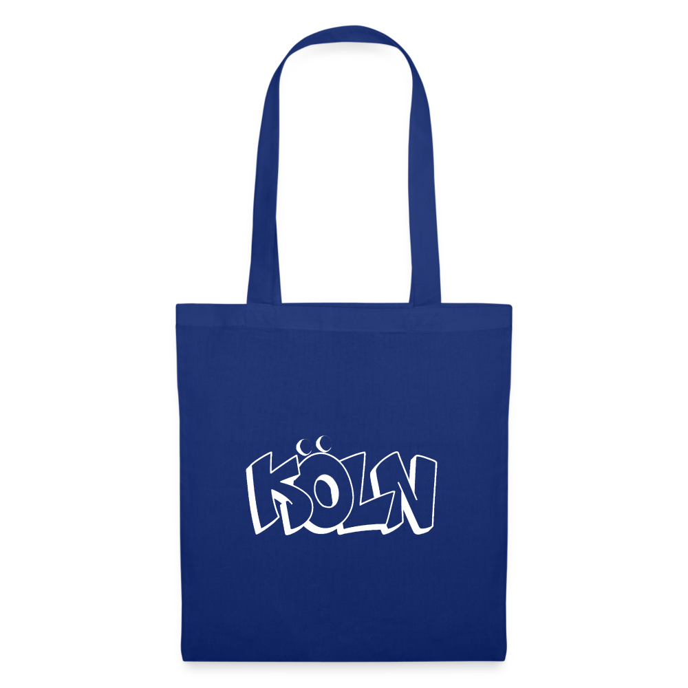 Tote Bag Köln "Graffiti" Bright Edition - royal blue