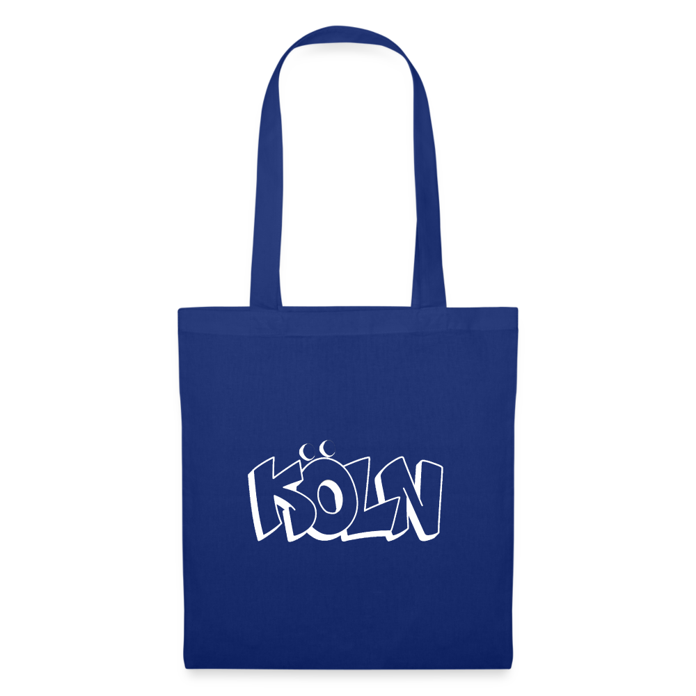 Tote Bag Köln "Graffiti" Bright Edition - royal blue