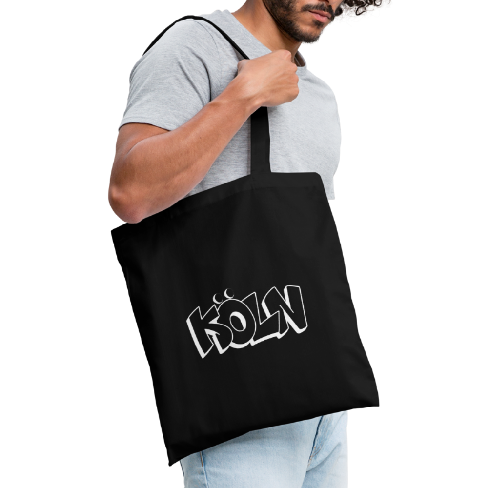 Tote Bag Köln "Graffiti" Bright Edition - black