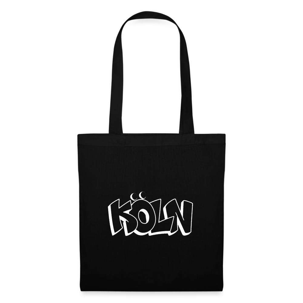 Tote Bag Köln "Graffiti" Bright Edition - black