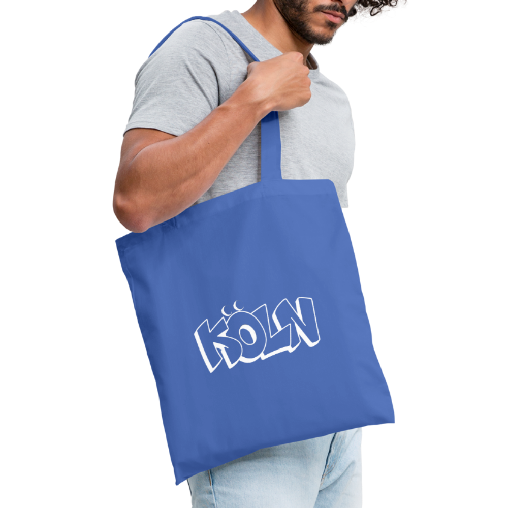 Tote Bag Köln "Graffiti" Bright Edition - light blue