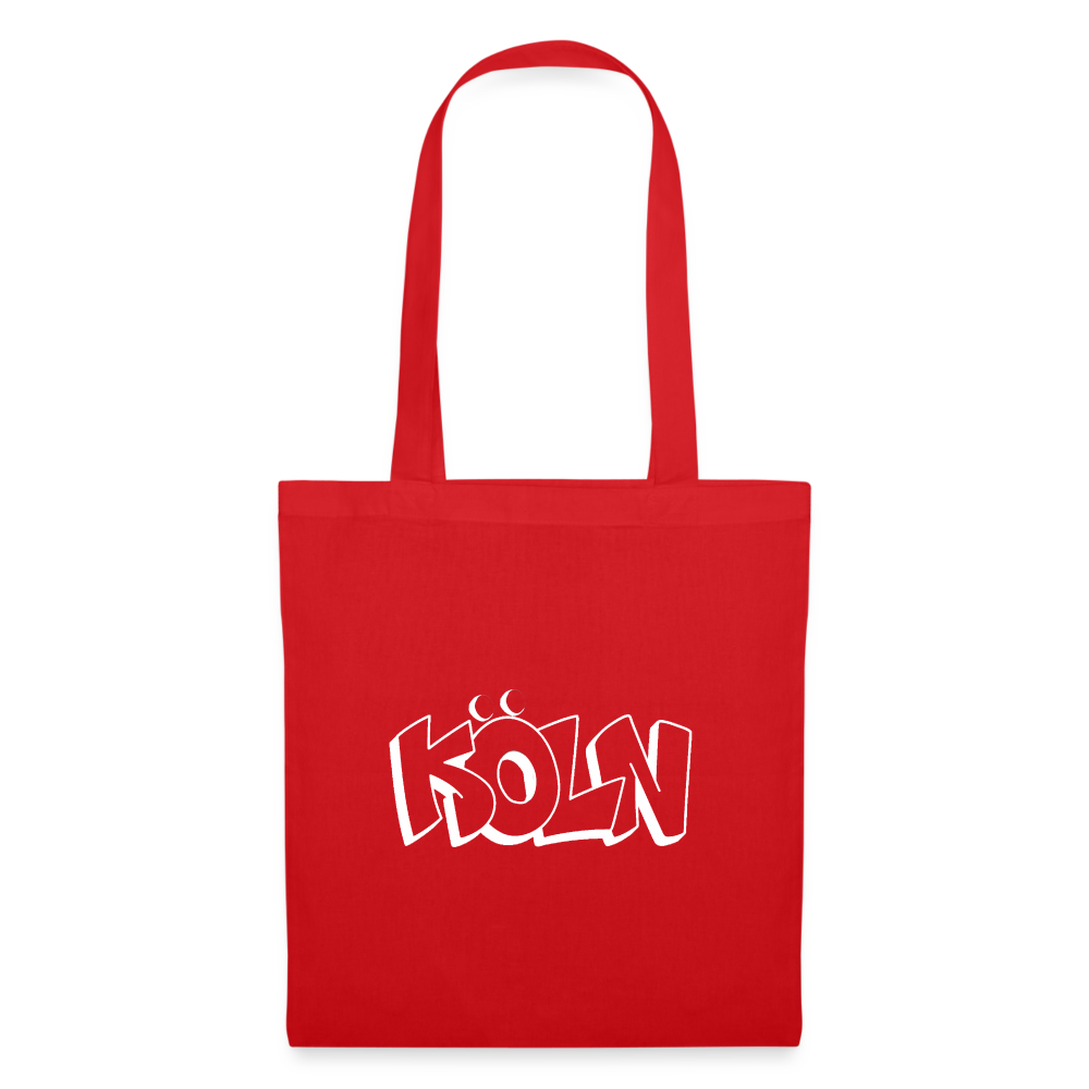 Tote Bag Köln "Graffiti" Bright Edition - red