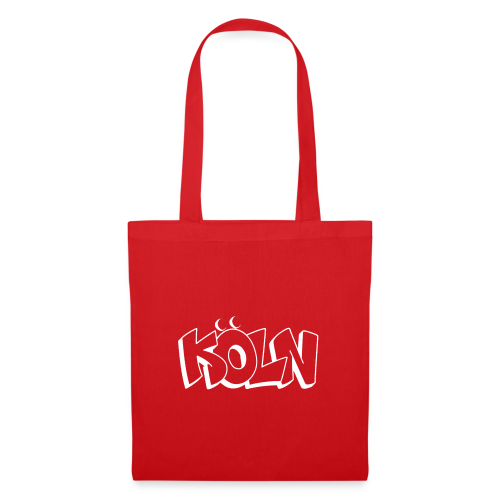 Tote Bag Köln "Graffiti" Bright Edition - red