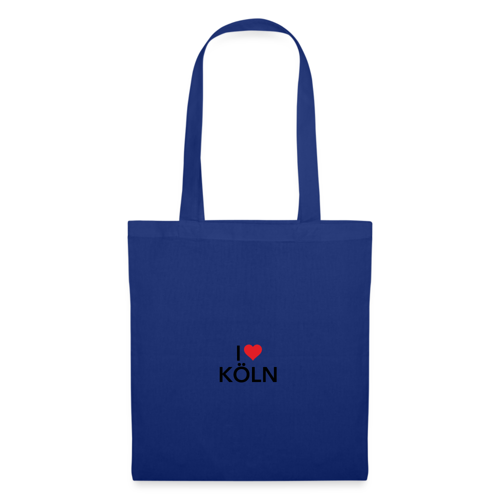 Tote Bag "I Love Köln" Bright Edition - royal blue