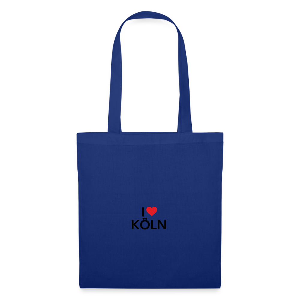 Tote Bag "I Love Köln" Bright Edition - royal blue