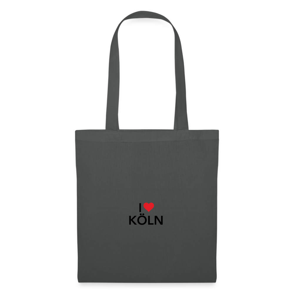 Tote Bag "I Love Köln" Bright Edition - graphite grey