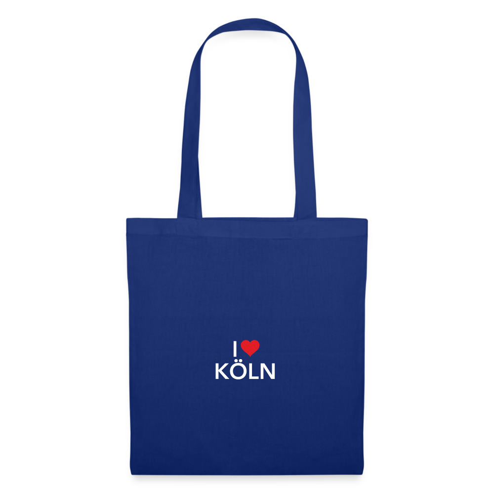 Tote Bag "I Love Köln" - royal blue