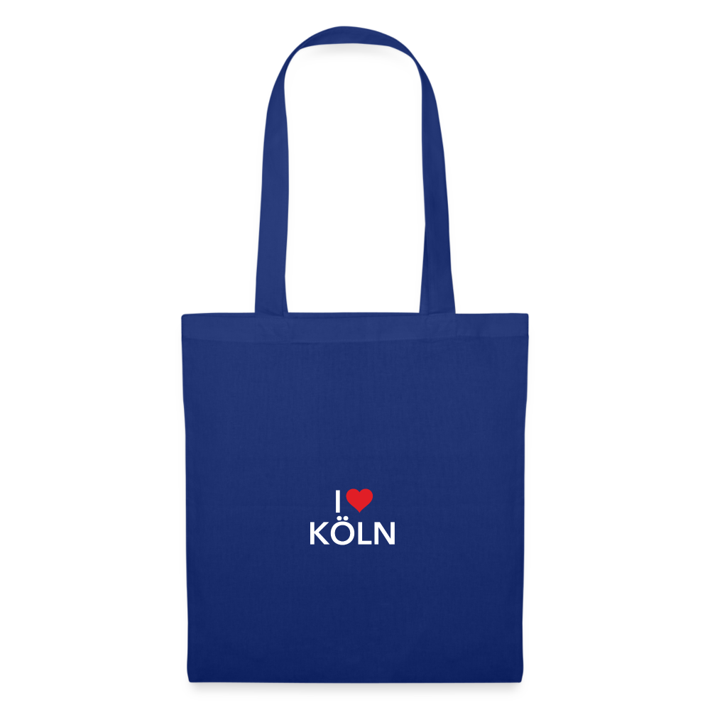 Tote Bag "I Love Köln" - royal blue