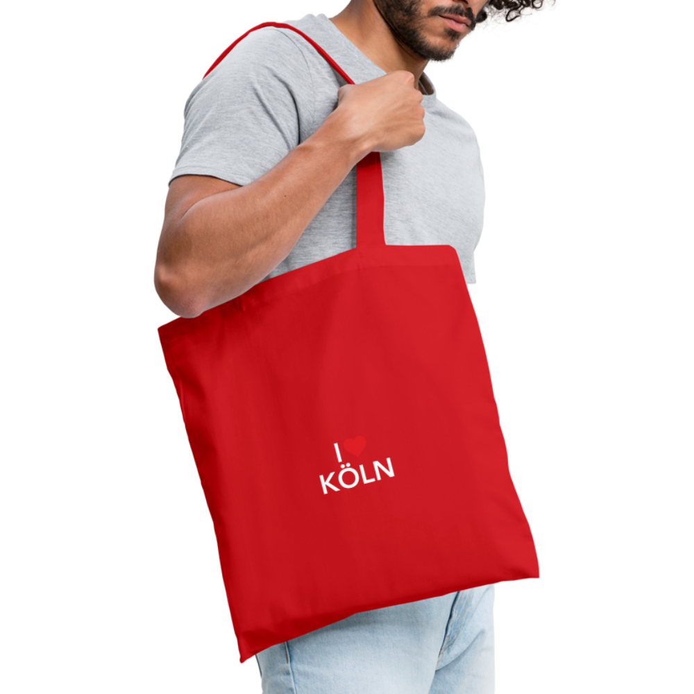 Tote Bag "I Love Köln" - red