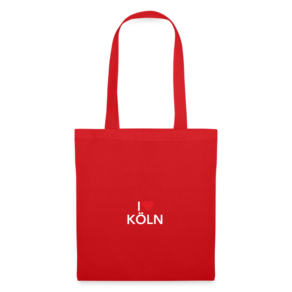Tote Bag "I Love Köln" - red