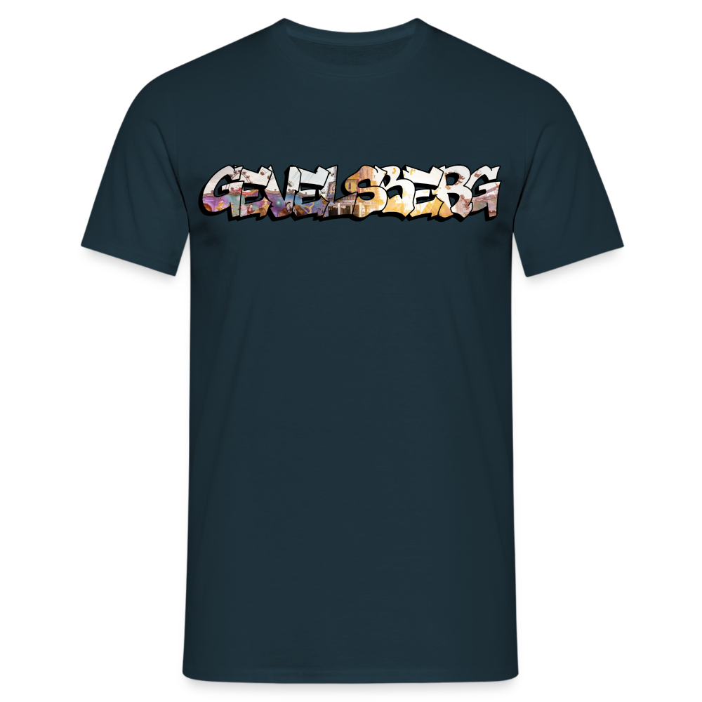 T-Shirt Gevelsberg "Kirmes Sunset" - navy