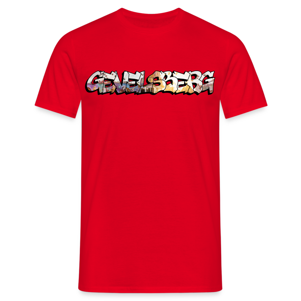 T-Shirt Gevelsberg "Kirmes Sunset" - red