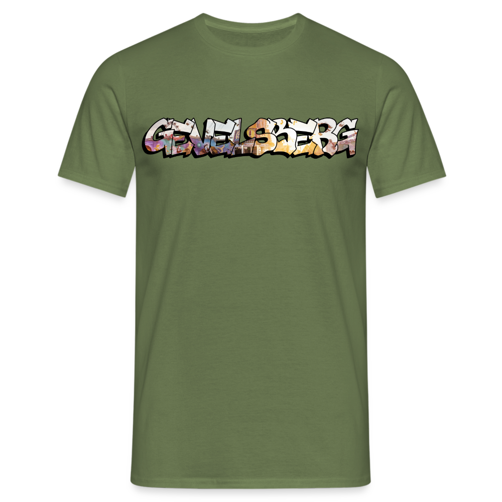T-Shirt Gevelsberg "Kirmes Sunset" - military green