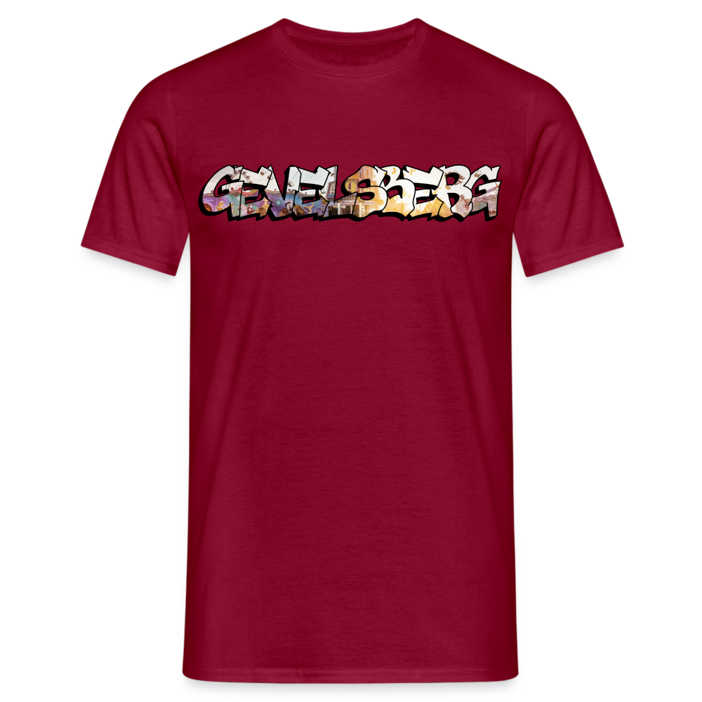 T-Shirt Gevelsberg "Kirmes Sunset" - brick red