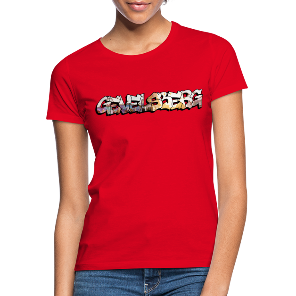 T-Shirt Ladies Gevelsberg "Kirmes Sunset" - red