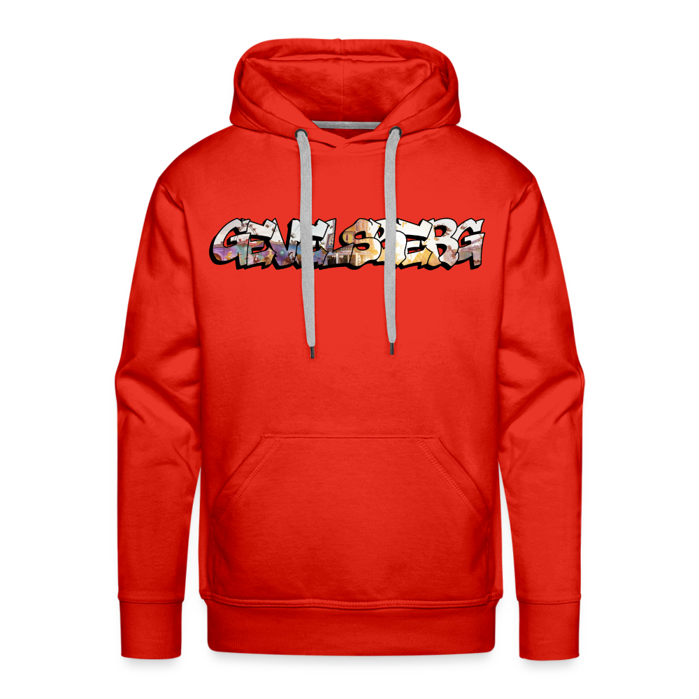 Hoodie Gevelsberg "Kirmes Sunset" - red