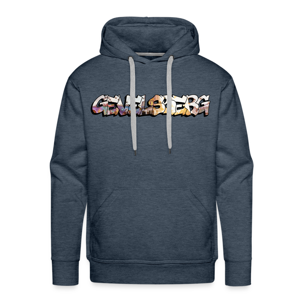 Hoodie Gevelsberg "Kirmes Sunset" - heather denim