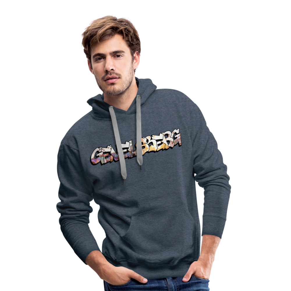 Hoodie Gevelsberg "Kirmes Sunset" - heather denim