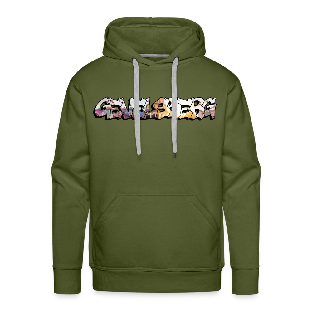Hoodie Gevelsberg "Kirmes Sunset" - olive green