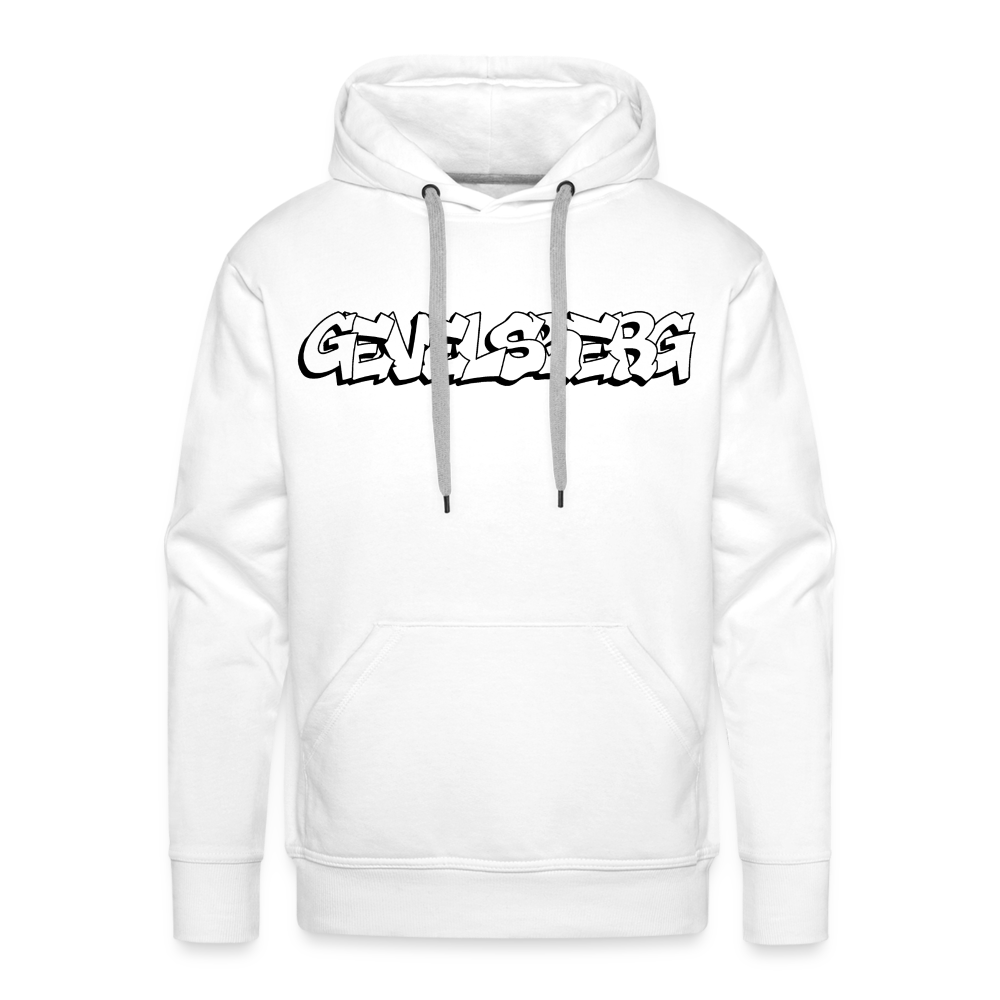 Hoodie Gevelsberg "Graffiti" Dark Edition - white