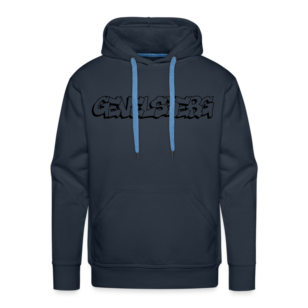 Hoodie Gevelsberg "Graffiti" Dark Edition - navy