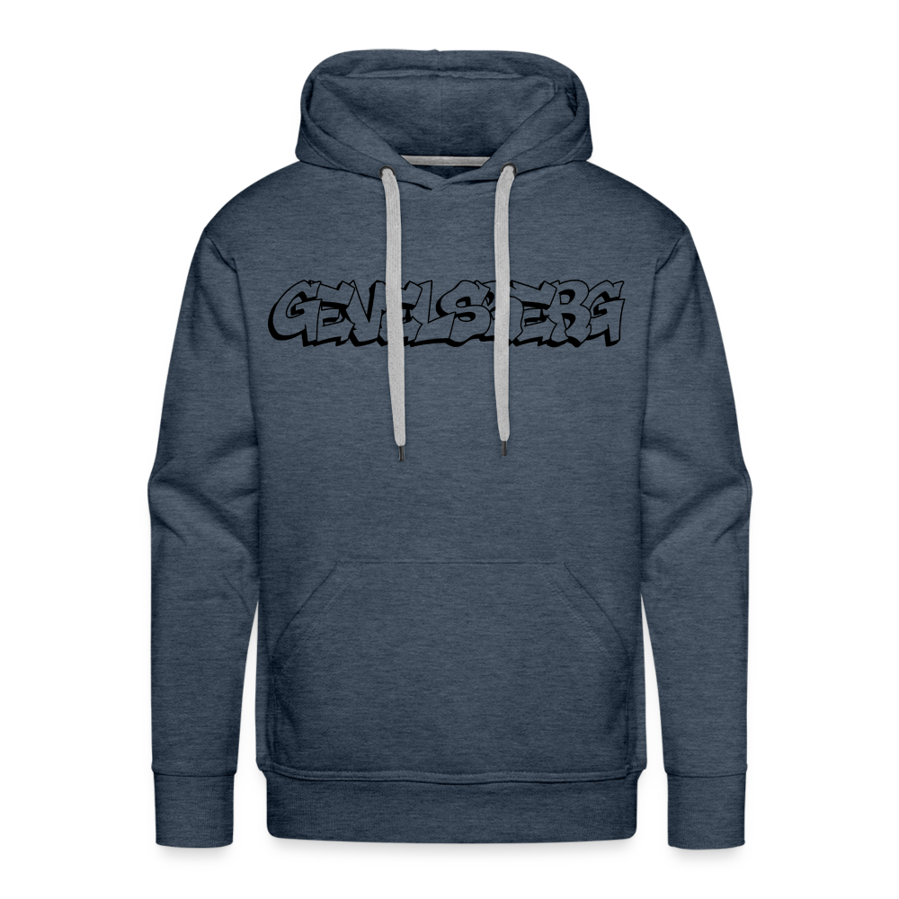 Hoodie Gevelsberg "Graffiti" Dark Edition - heather denim