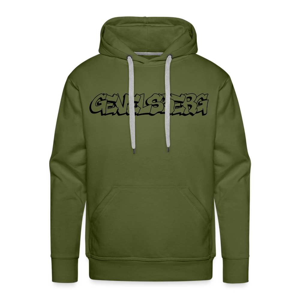 Hoodie Gevelsberg "Graffiti" Dark Edition - olive green