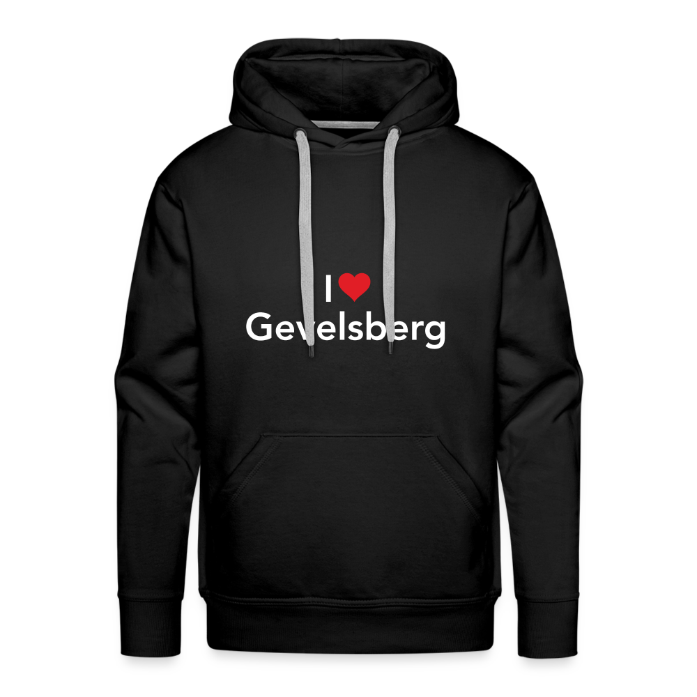 Hoodie "I Love Gevelsberg" Bright Edition - black