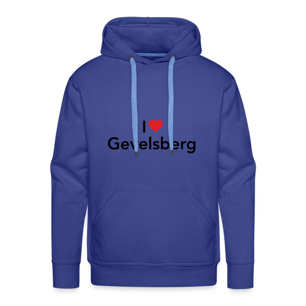 Hoodie "I Love Gevelsberg" Dark Edition - royal blue