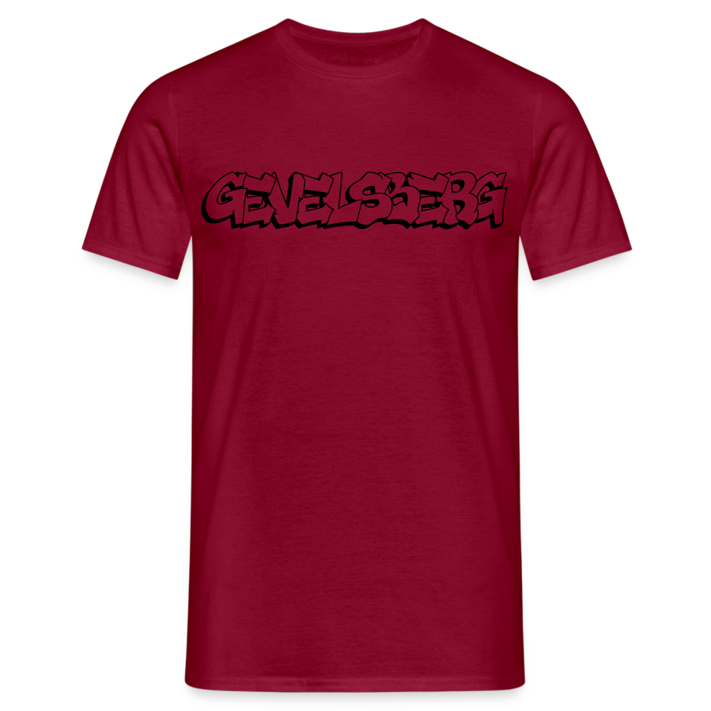 T-Shirt Gevelsberg "Graffiti" - brick red