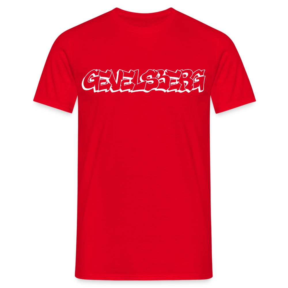 T-Shirt Gevelsberg "Graffiti" Bright Edition - red