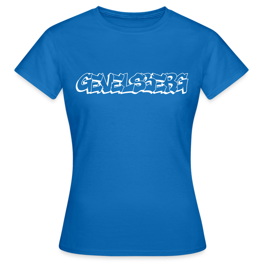T-Shirt Ladies Gevelsberg "Graffiti" Bright Edition - royal blue