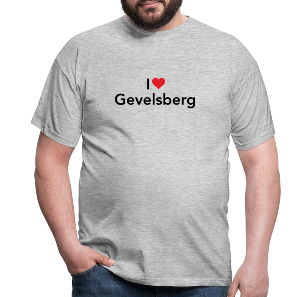 T-Shirt "I Love Gevelsberg" - heather grey