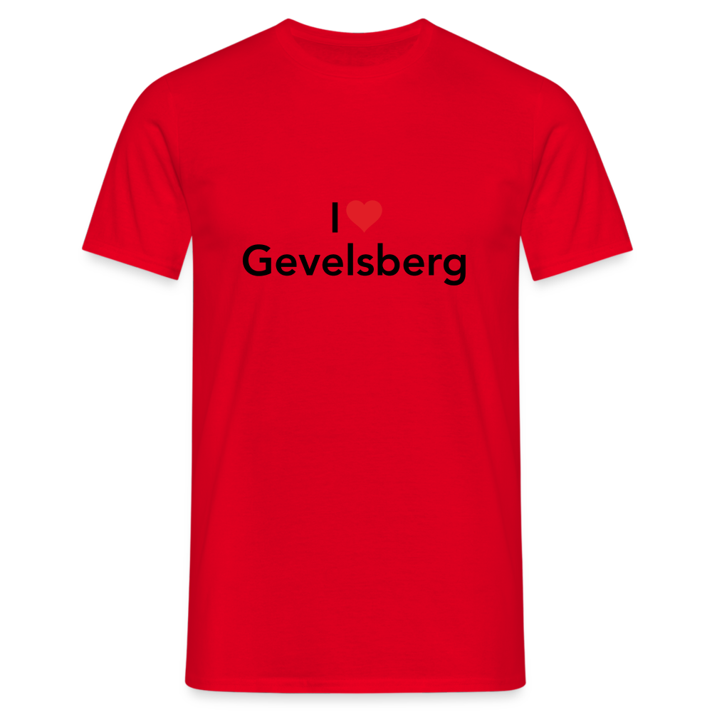 T-Shirt "I Love Gevelsberg" - red