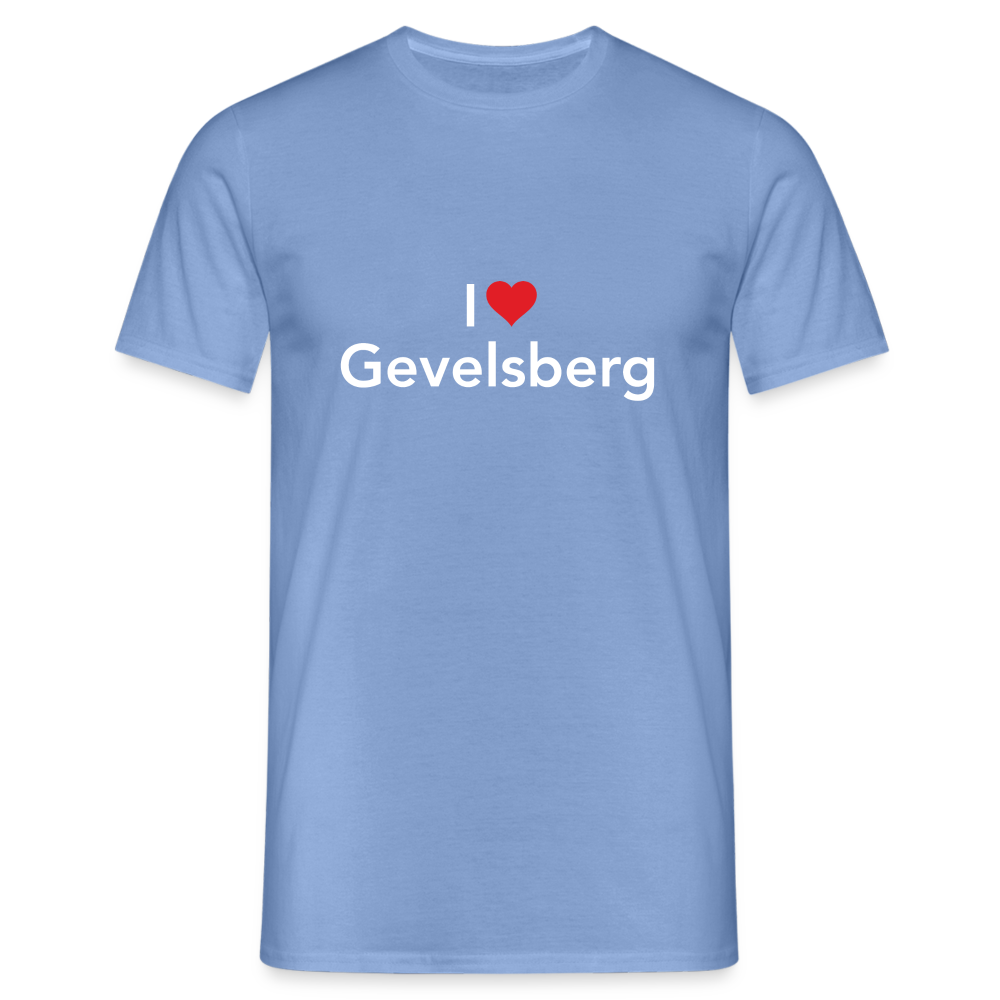 T-Shirt "I Love Gevelsberg" Bright Edition - carolina blue