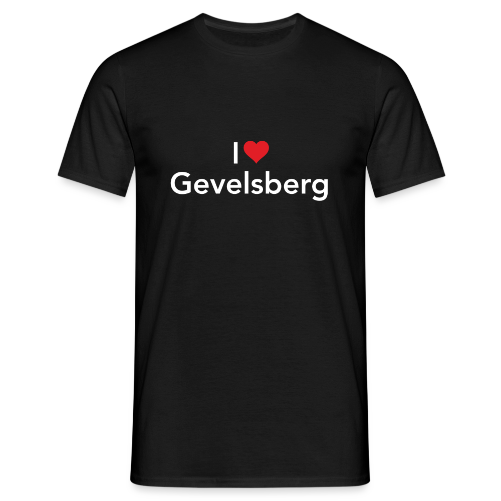 T-Shirt "I Love Gevelsberg" Bright Edition - black
