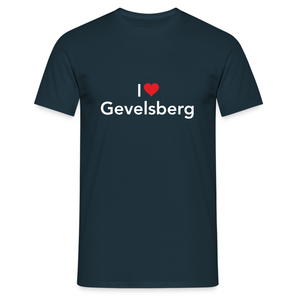 T-Shirt "I Love Gevelsberg" Bright Edition - navy