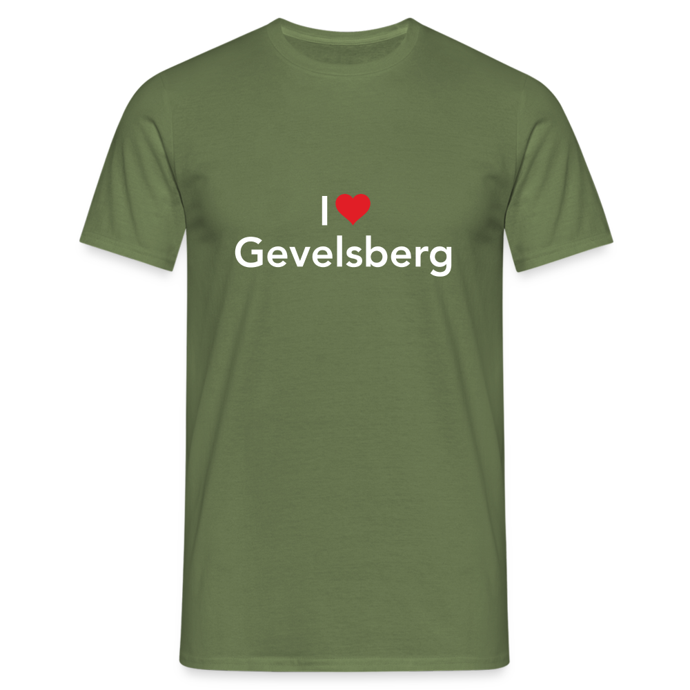 T-Shirt "I Love Gevelsberg" Bright Edition - military green