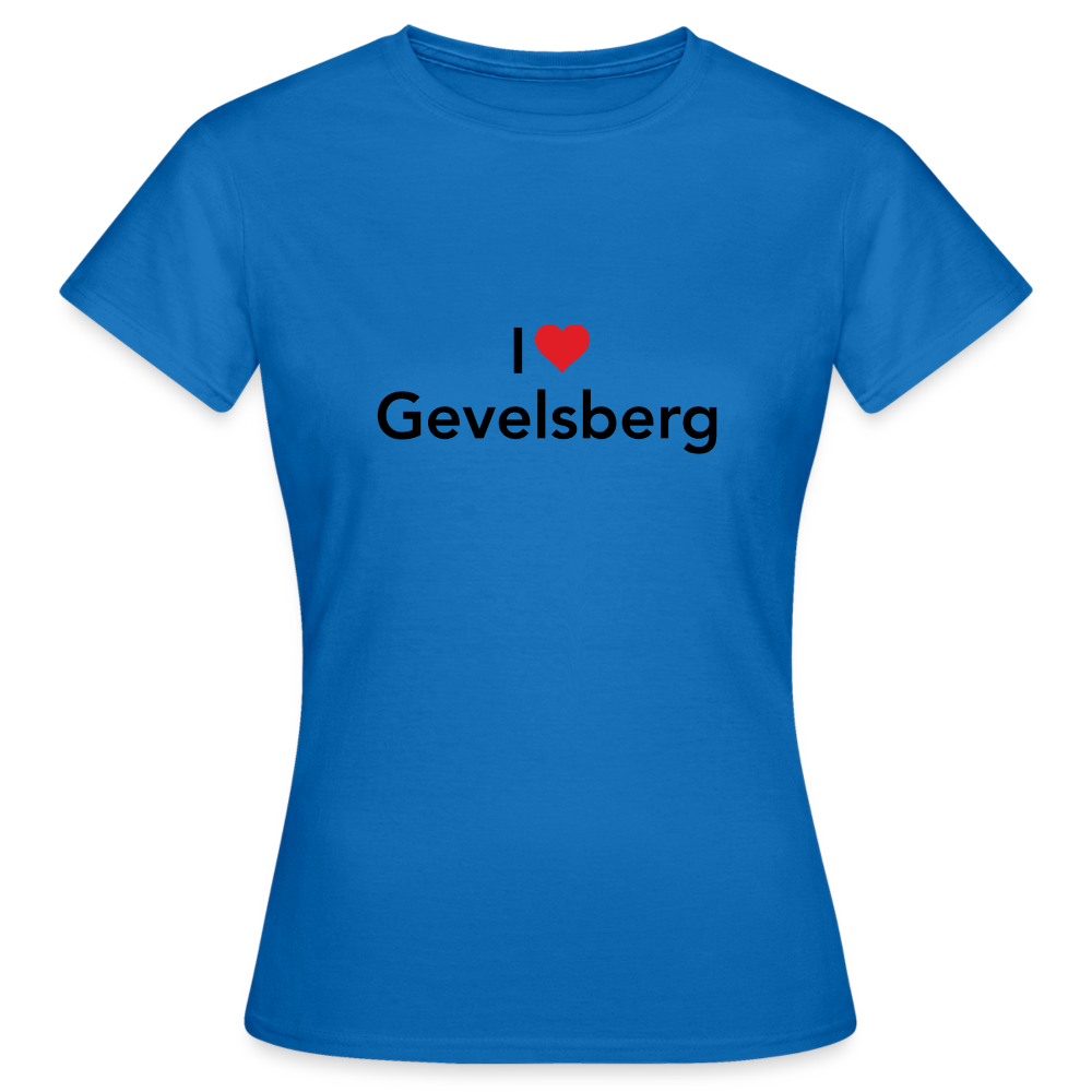 T-Shirt Ladies "I Love Gevelsberg" - royal blue